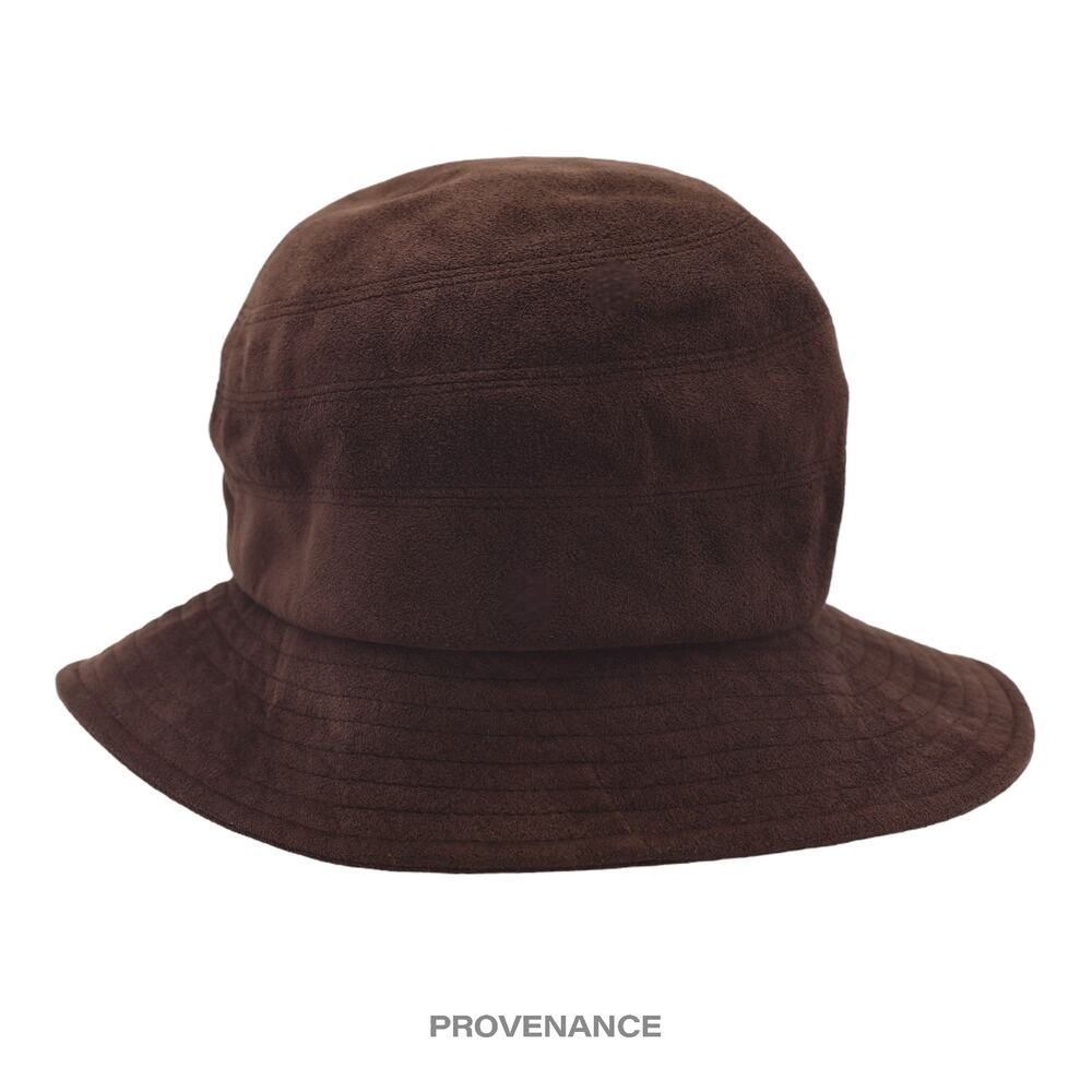 ๐ด Givenchy Logo Notch Bucket Hat - Chocolate Microsuede - Picture 2 of 7